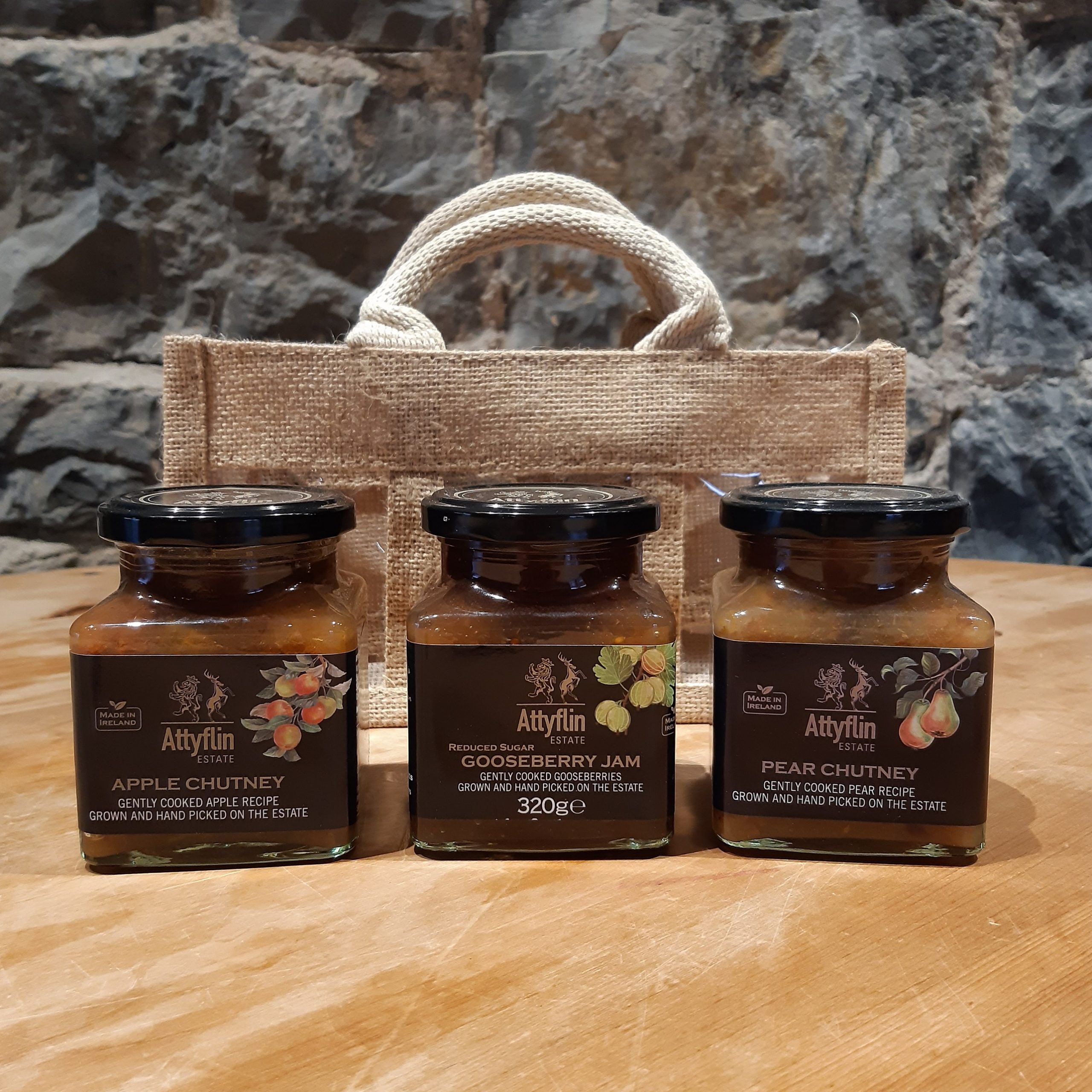 3 Pack of Preserves & Chutneys Attyflin Estate